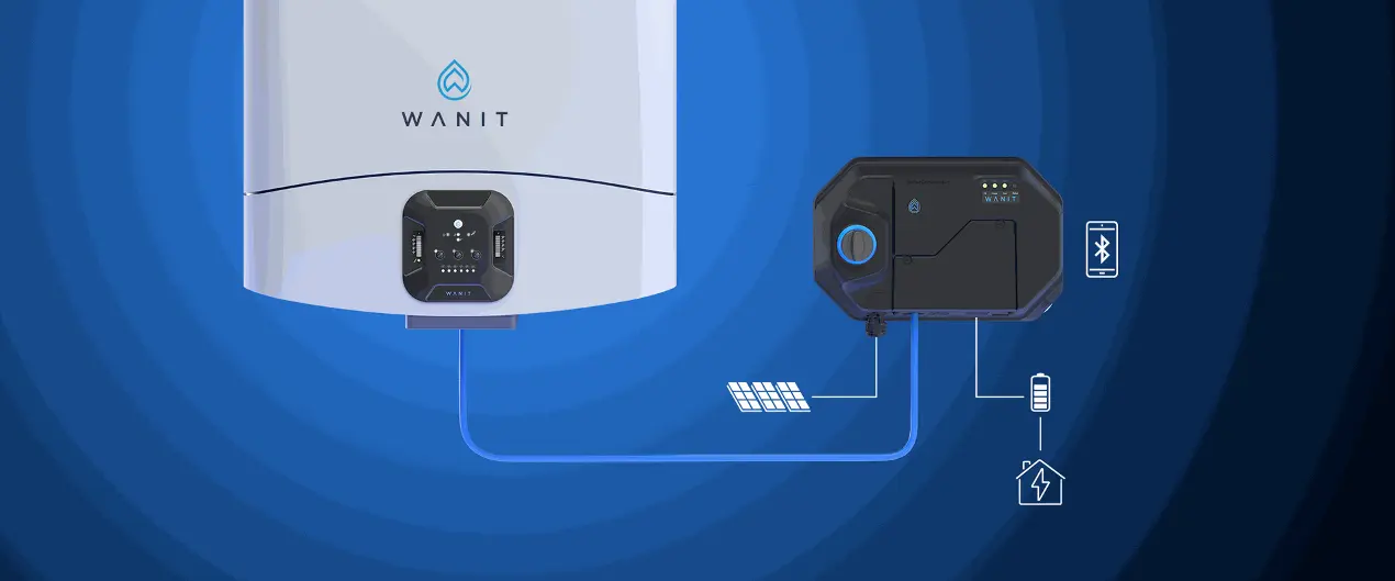 solution WANIT chauffe-eau photovoltaïque connecté au SolarConnector